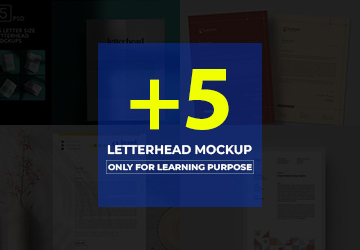 Letterhead Mockup Bundle 04